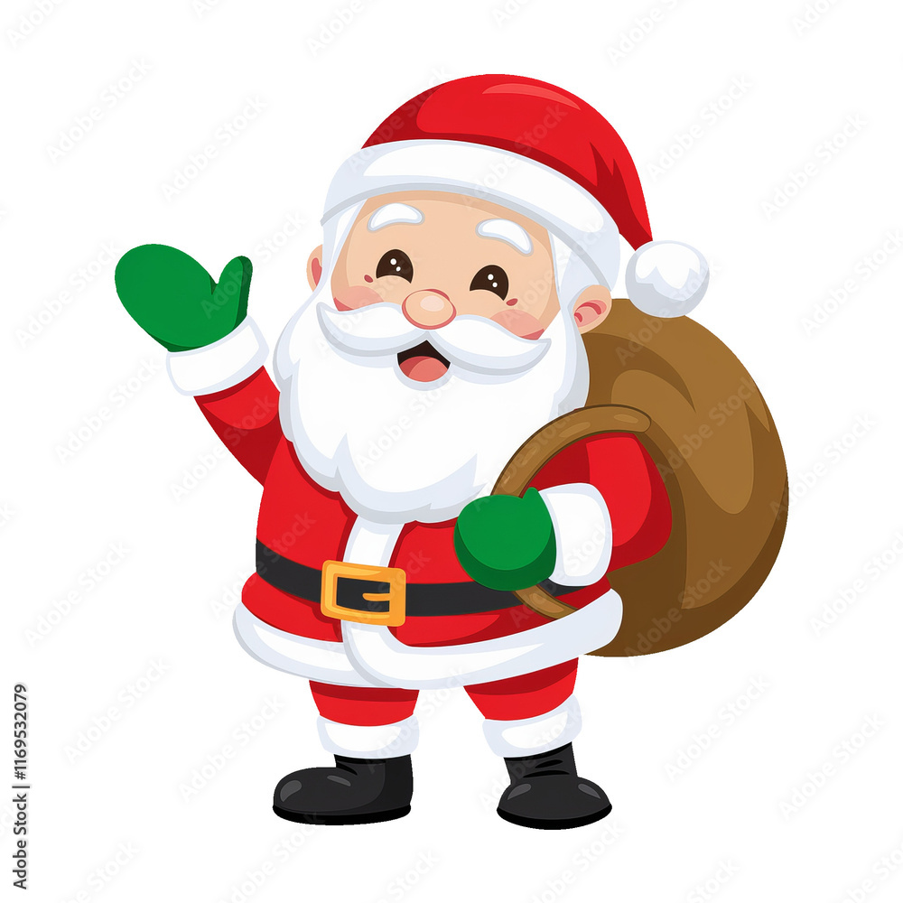 santa claus with a bag isolate on transparent png santa claus with a bag isolate on transparent png