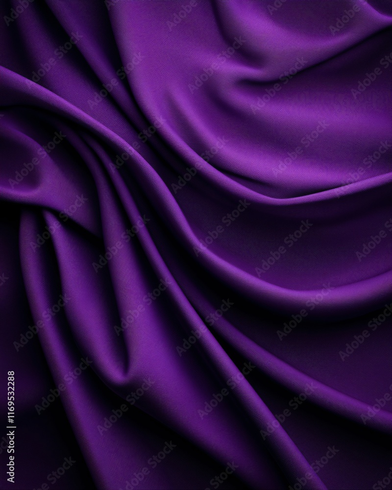 Obraz premium Purple Satin Fabric Draped Texture