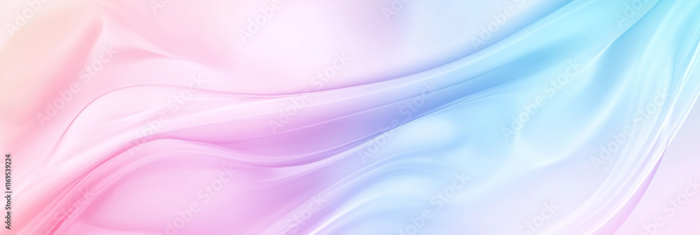 Fototapeta premium Abstract Background with Waves. Pastel Gradient Flow