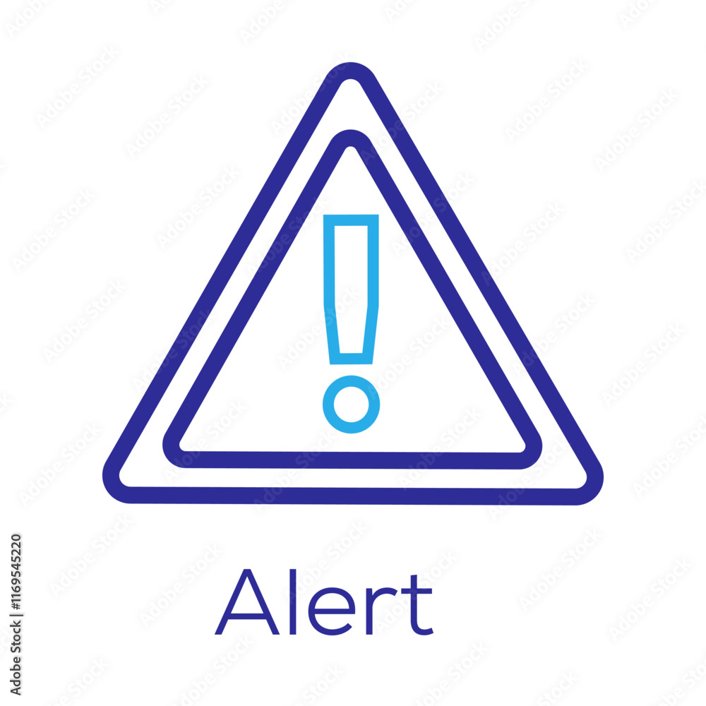 Alert Icon – Warning Symbol for Security Notifications Alert Icon – Warning Symbol for Security Notifications