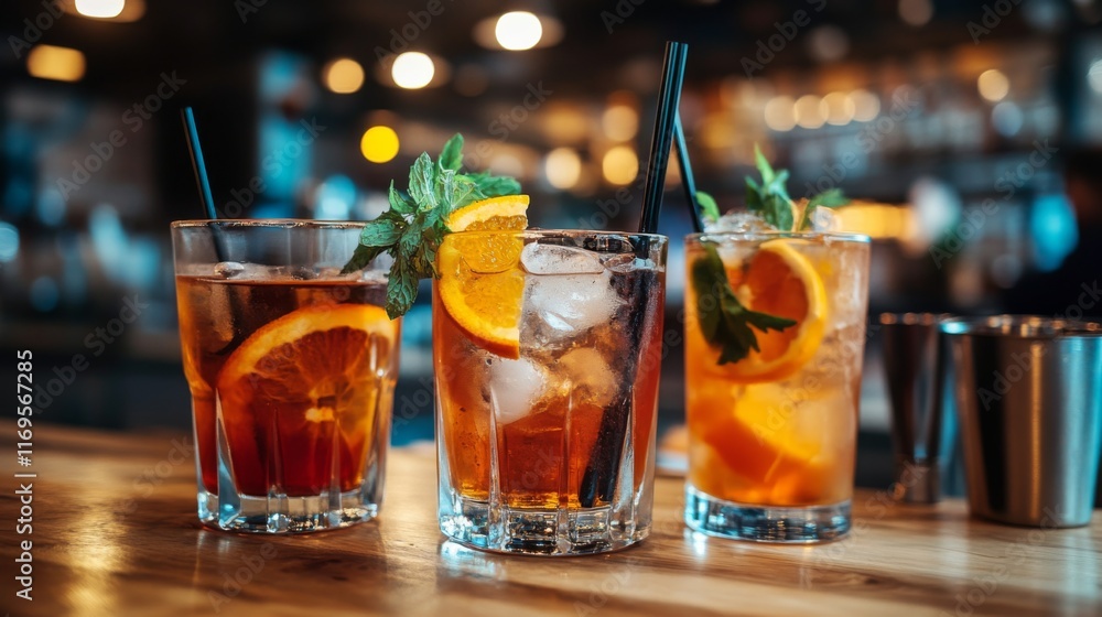 Refreshing Seasonal Drinks with Stylish Garnishes Refreshing Seasonal Drinks with Stylish Garnishes