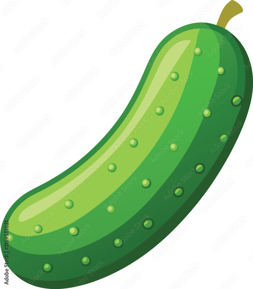 Hand drawn vector cucumber isolated on white background. Hand drawn vector cucumber isolated on white background.