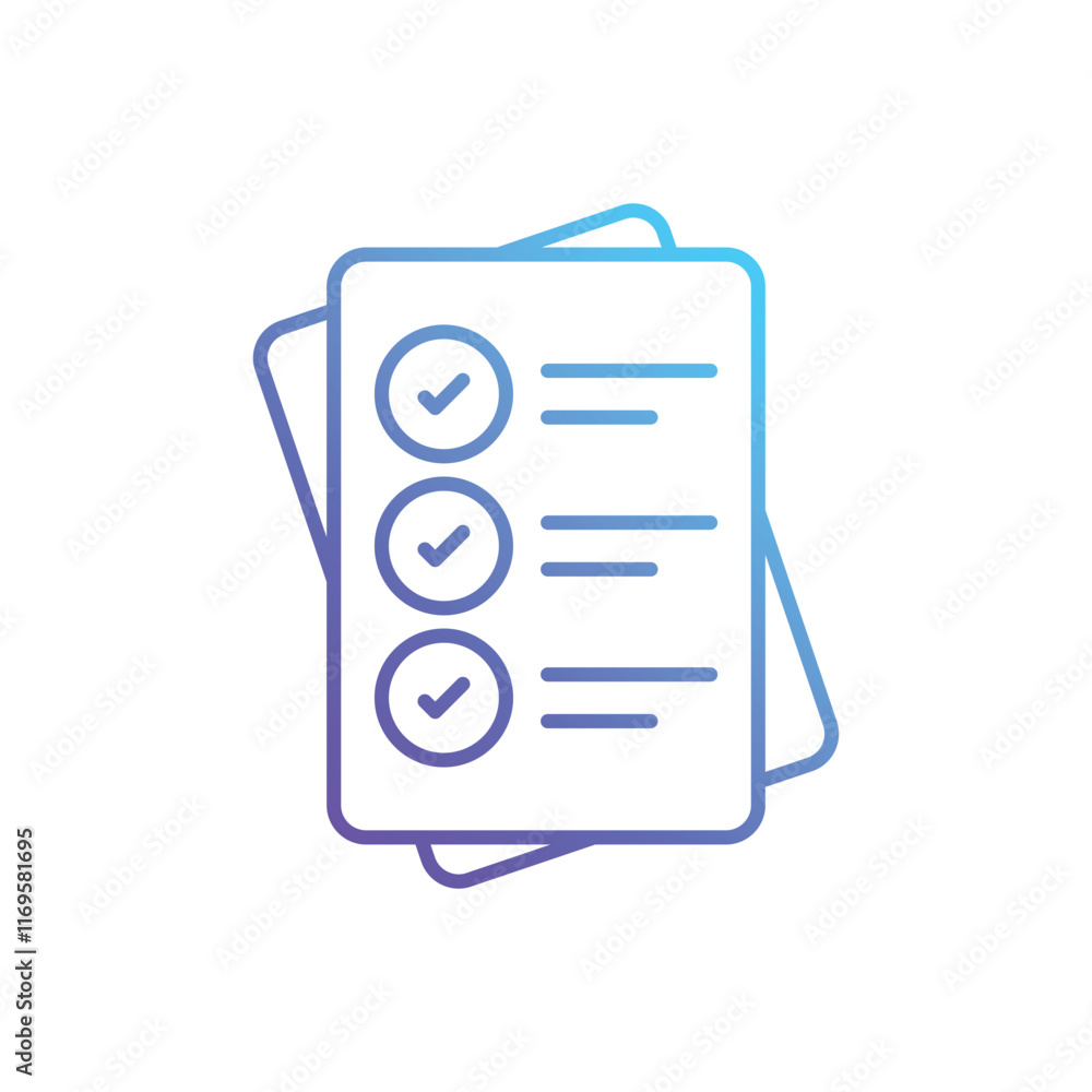 Checklist vector icon Checklist vector icon