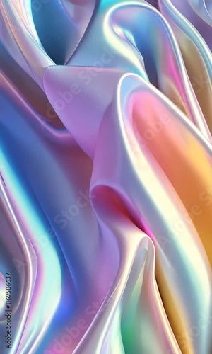 Wallpaper Mural Iridescent Fabric Texture: A Symphony of Pastel Hues Torontodigital.ca