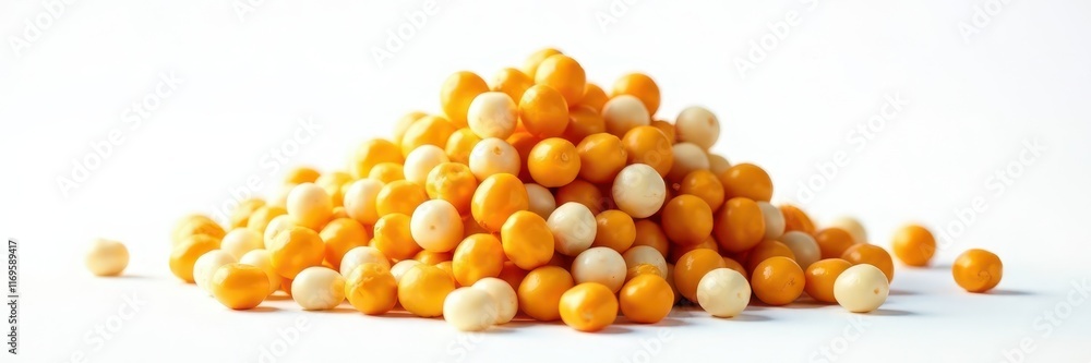 Pile of vibrant bean sprouts against stark white backdrop, nature, bean sprouts, texture Pile of vibrant bean sprouts against stark white backdrop, nature, bean sprouts, texture