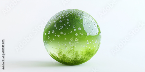 green circle 3D photo