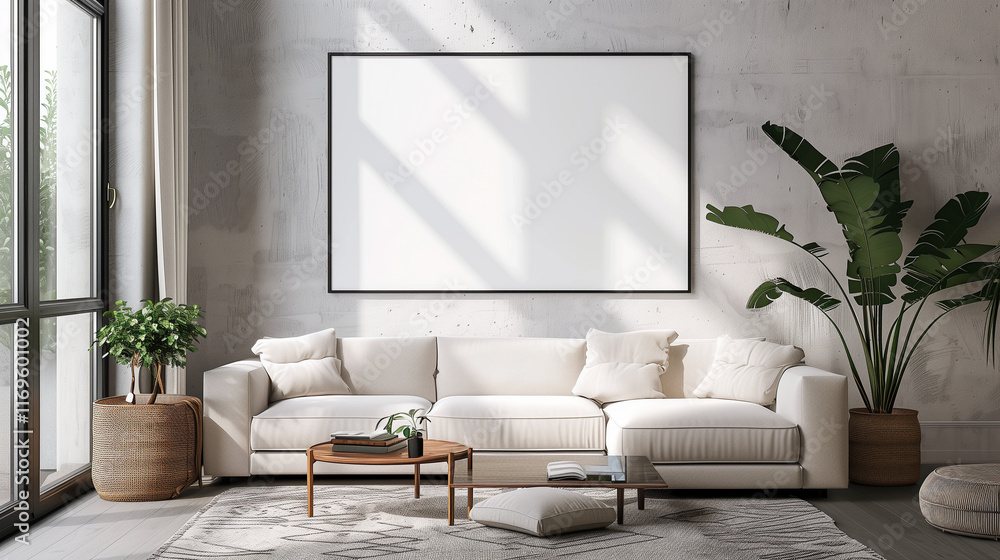 Fototapeta premium Mockup kitchen A-frame for your picture