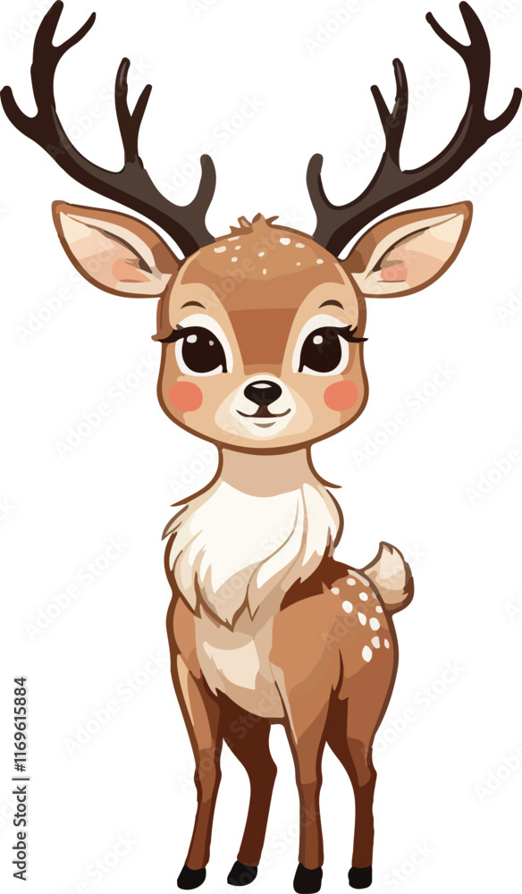 deer with a nose deer with a nose