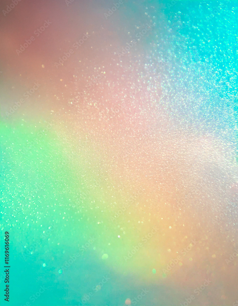 Fototapeta premium Pastel Glow with Rainbow Hues
