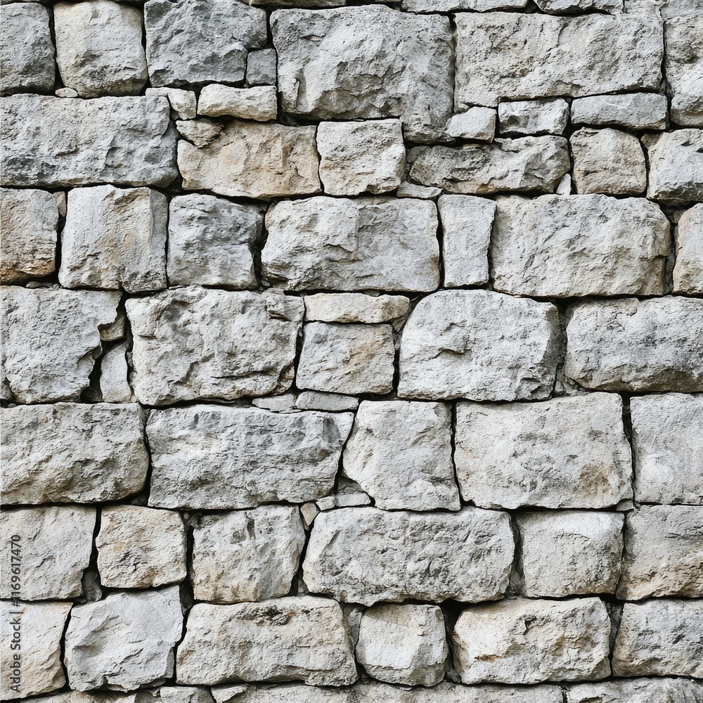 Fototapeta premium A wall made of gray stones