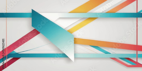 Abstract colorful tringle seamless concept geometric white background. use for template, wallpaper vector illustration. 