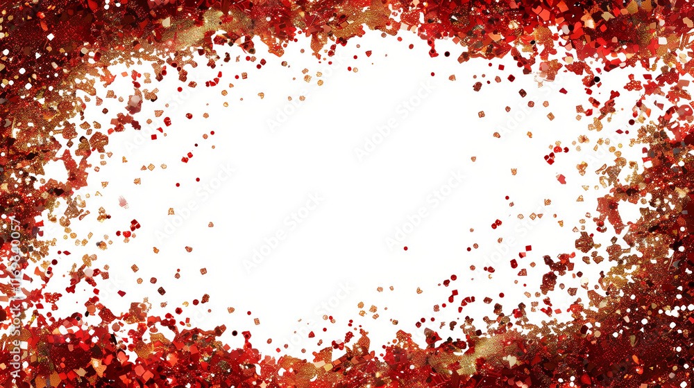 red gold glitter border frame isolated on white or transparent png red gold glitter border frame isolated on white or transparent png