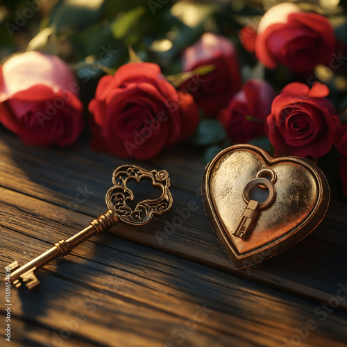 heart and key