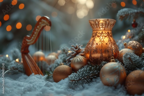 Festive Harmony A Musical Decor Experience in a Beautiful and Enchanting Winter Wonderworld photo