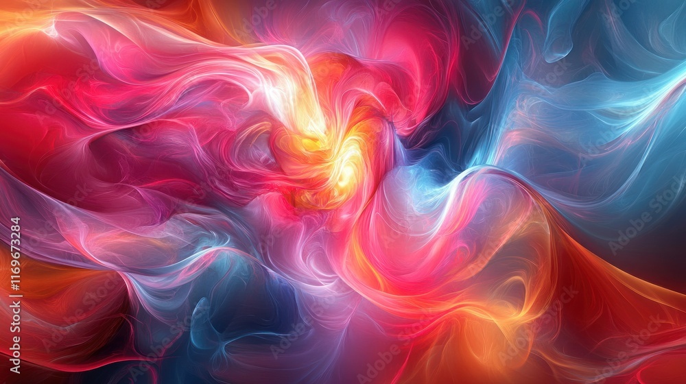 Background vibrant blend of swirling pink, red, and blue hues in an abstract fluid art composition, perfect for dynamic backfrop and creative backgrounds Background vibrant blend of swirling pink, red, and blue hues in an abstract fluid art composition, perfect for dynamic backfrop and creative backgrounds