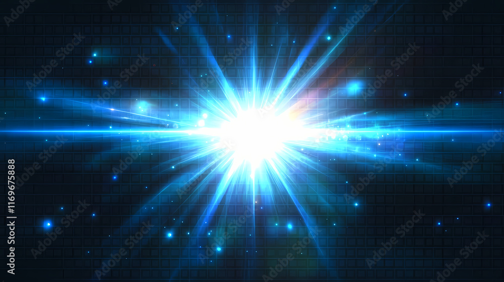 Fototapeta premium Light lens flare vector effect for enhancing photos, designs, and digital artwork, lens flare, graphic. Sunflare. Illustration