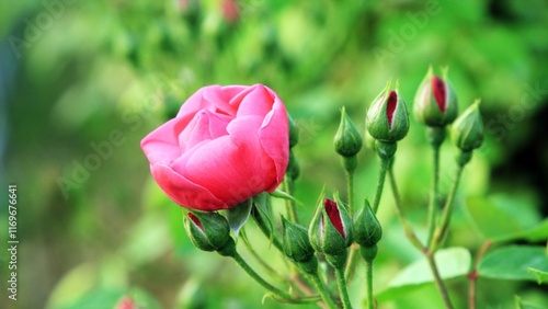 식물- 핑크색 장미