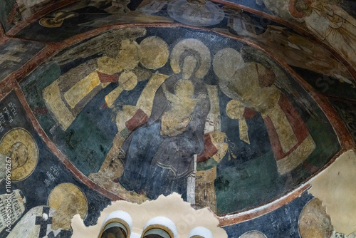 Boyana Church, World Heritage Site, medieval frescoes from the Tarnovo school,, Sofia, Republic of Bulgaria, Europe photo