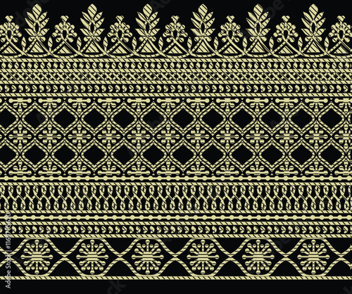 Decorative symmetrical designs with detailed tribal patterns for wallpapers, gift wraps, and versatile projects.