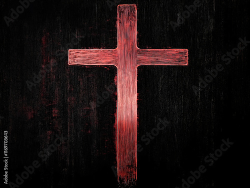 Cross with Warm Lighting