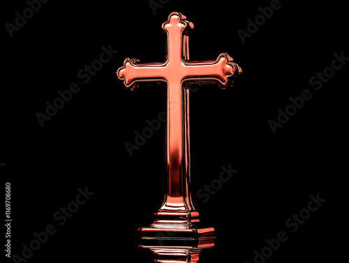 Cross with Warm Lighting