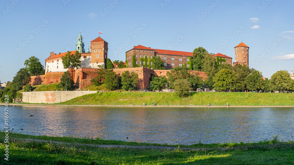 Fototapeta premium Wawel Royal Castle - Krakow, Poland. 