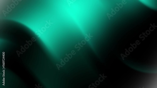 Dark teal abstract gradients blend into black