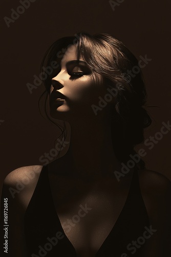 Enigmatic Woman Portrait - Stunning Beauty