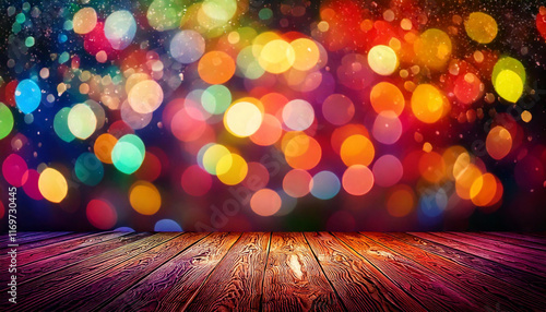 birthday party balloons, colourful balloons background and birthday cake with candles
