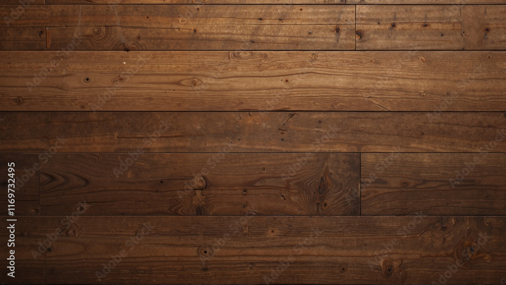 Fototapeta premium Seamless dark wood texture with natural grain
