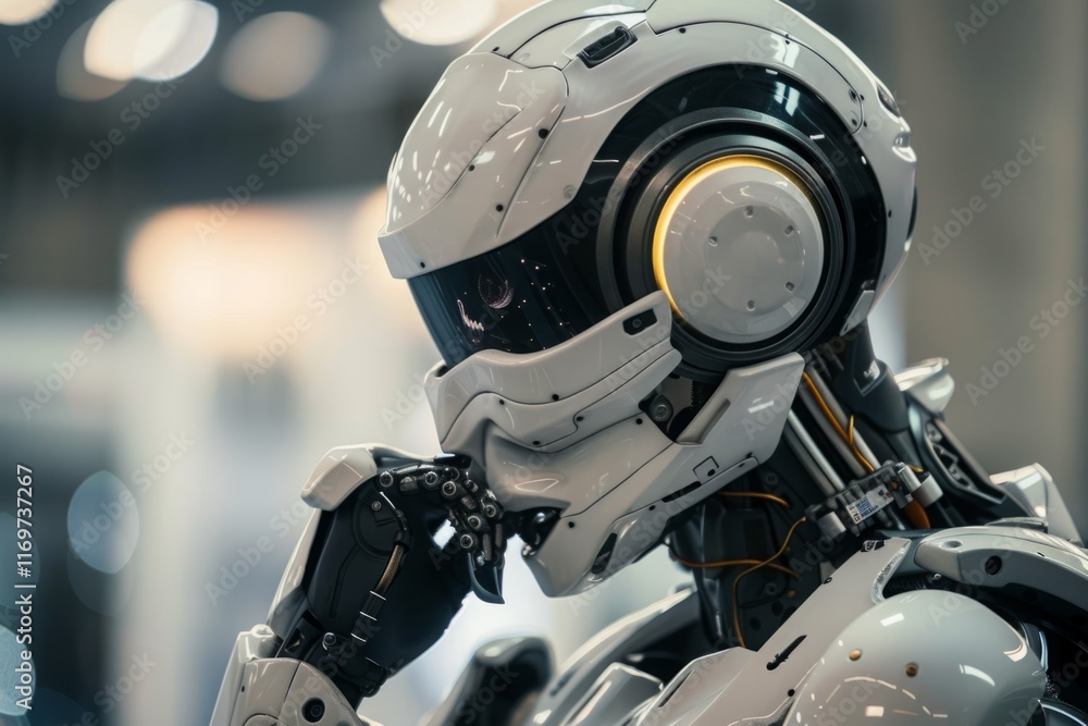 The fear of robots surpassing human intelligence and capabilities triggers an existential crisis, questioning humanity's place in the universe The fear of robots surpassing human intelligence and capabilities triggers an existential crisis, questioning humanity's place in the universe