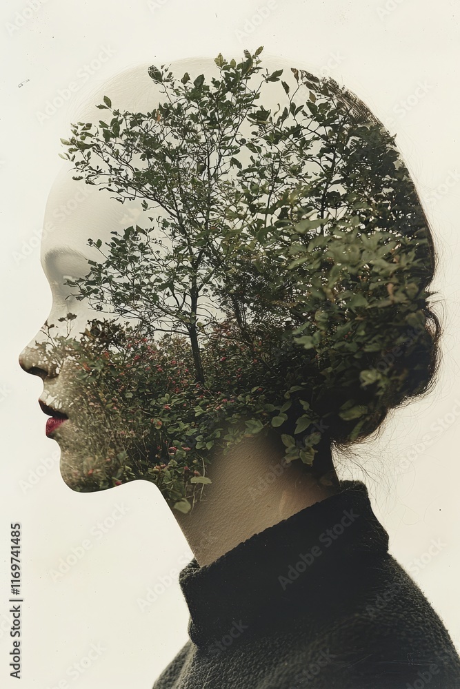 Nature Within: A Double Exposure Portrait Nature Within: A Double Exposure Portrait
