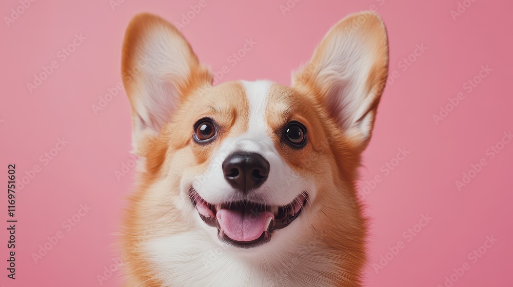 A portrait of a cute and joyful Shiba Inu dog, captured with its vibrant personality against a banner with ample copy space. A portrait of a cute and joyful Shiba Inu dog, captured with its vibrant personality against a banner with ample copy space.
