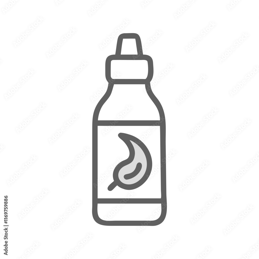 hot sauce bottle vector hot sauce bottle vector