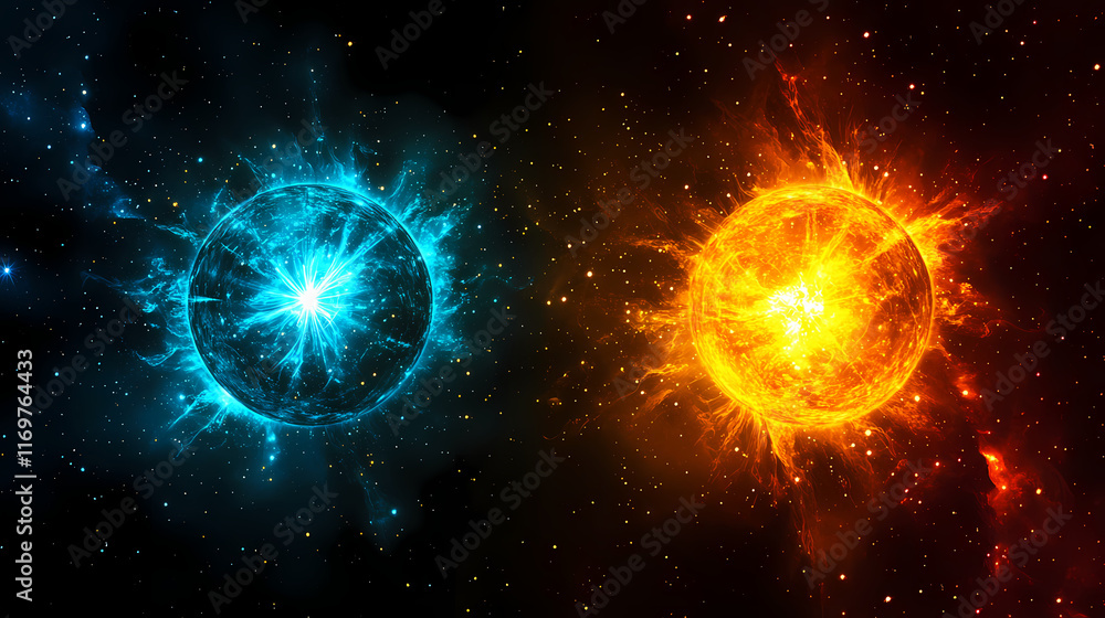 Obraz premium space nebulae supernova