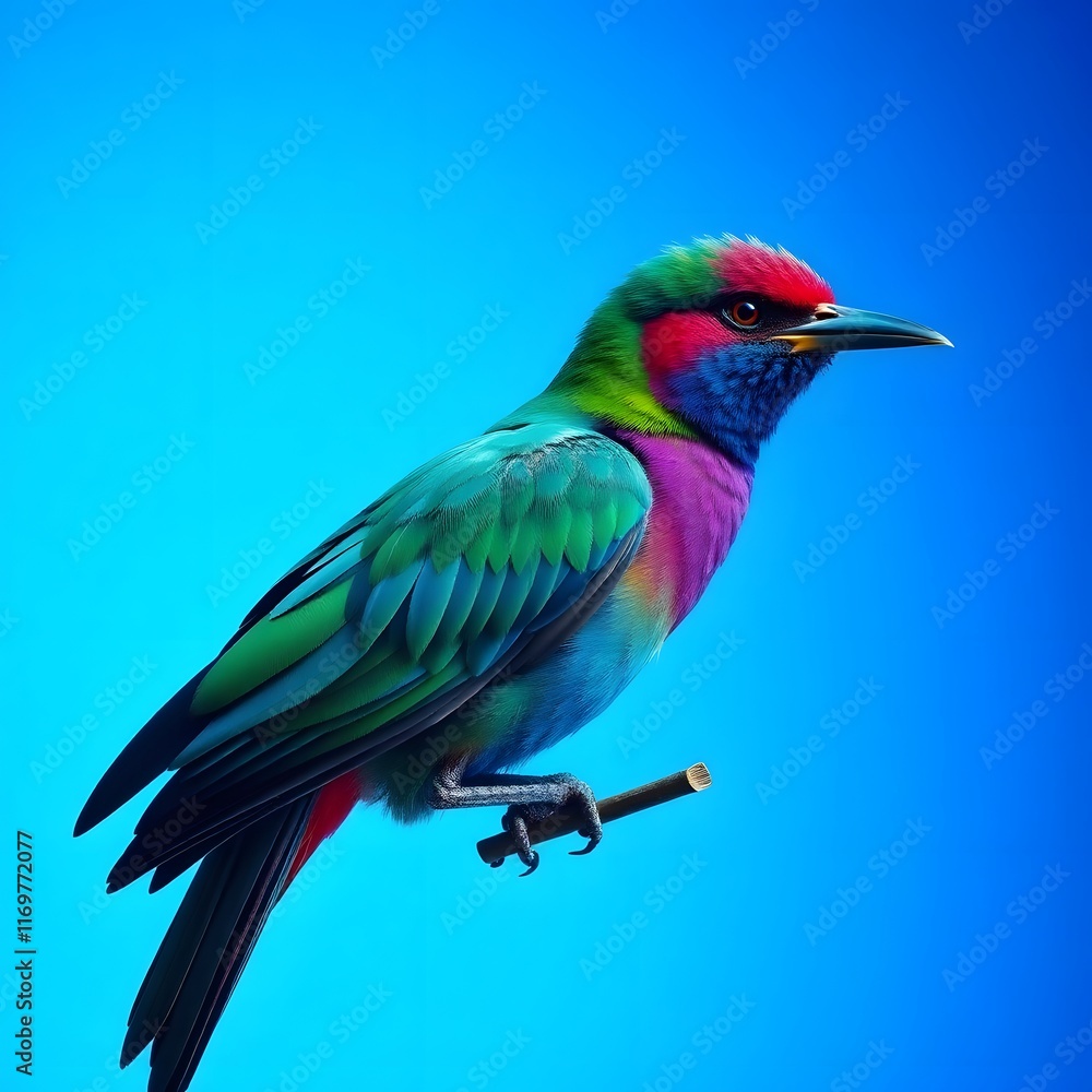 Fototapeta premium mythical bird, Phoenix, Abstract painting, 8K quality, bird, beak, animal, nature, wildlife, wild, white, feather, feathers, puffin, yellow, red, wings, cockatiel, isolated, beautiful, black, chicken,