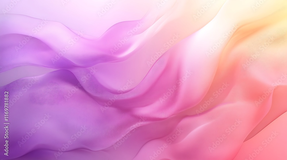 Abstract Pastel Waves Flowing Gently Abstract Pastel Waves Flowing Gently