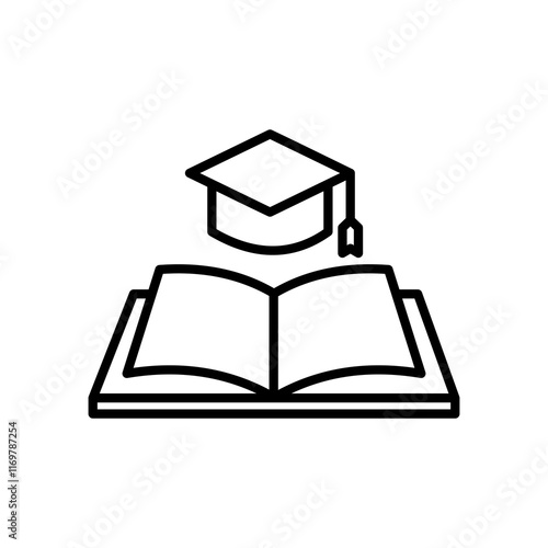 
academic icon,
Bright idea Illustration of graduation cap on open book, ideal for educational themes. Perfect for graduation announcements, academic blog posts, or textbooks.
