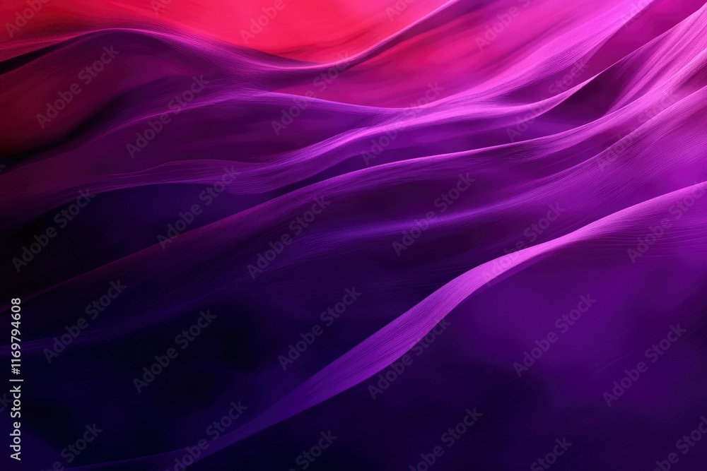 Obraz premium Photo of Antelope Canyon in Arizona, USA - a study of fluid light and shadow, using natural colors. The color palette includes purple tones, with a red background that adds depth to the scene.