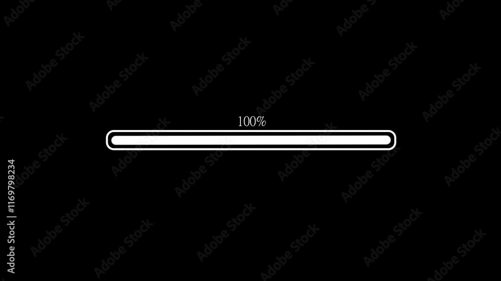 Dynamic Progress Bar &Interactive Loading Animation from 1% to 100%,Smooth Processing with Animated Progress Visualization, black background Dynamic Progress Bar &Interactive Loading Animation from 1% to 100%,Smooth Processing with Animated Progress Visualization, black background