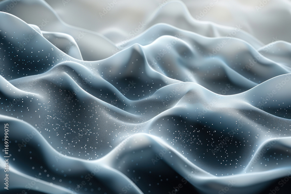 abstract wave-like shapes made in light and cool colors abstract wave-like shapes made in light and cool colors