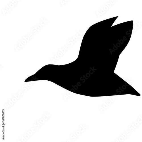Flying Goose Silhouette 