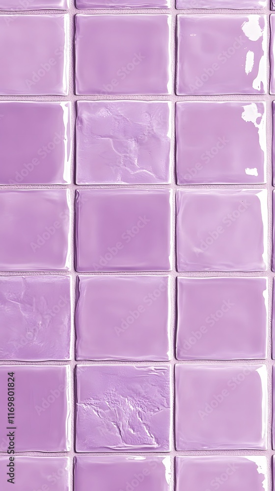 Lavender Glossy Square Tiles Wall Lavender Glossy Square Tiles Wall