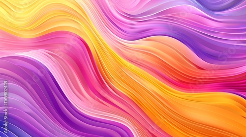 Wallpaper Mural Vibrant Hues: An Abstract Symphony of Color Torontodigital.ca