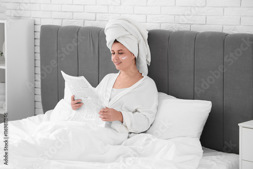 Morning of beautiful young ...