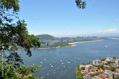 Flamengo Beach view from Sugarloaf  photo