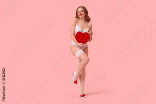Beautiful young happy woman...