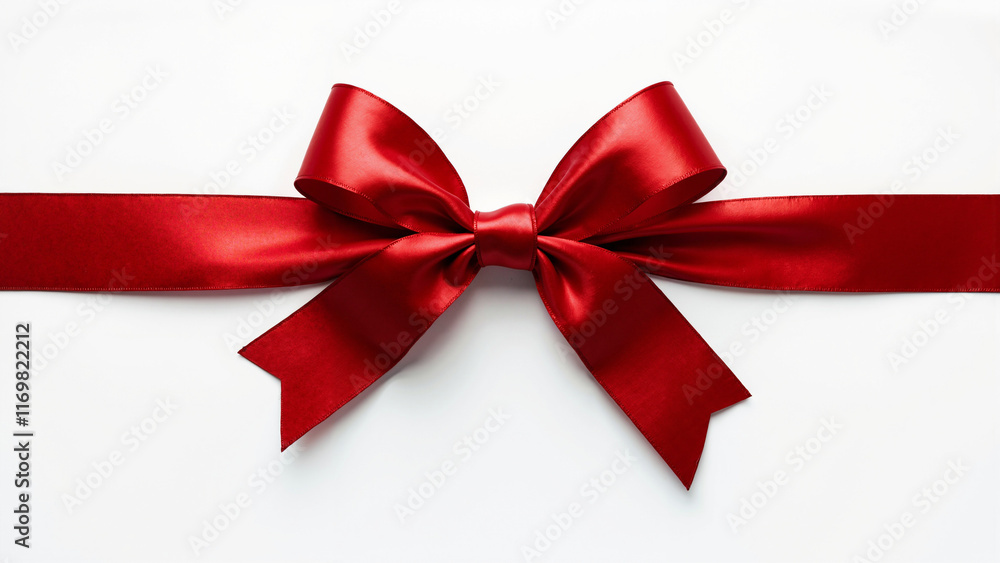 Elegant Red Ribbon: Versatile High-Res PNG for Marketing, Celebrations & Design Projects - White Background Elegant Red Ribbon: Versatile High-Res PNG for Marketing, Celebrations & Design Projects - White Background