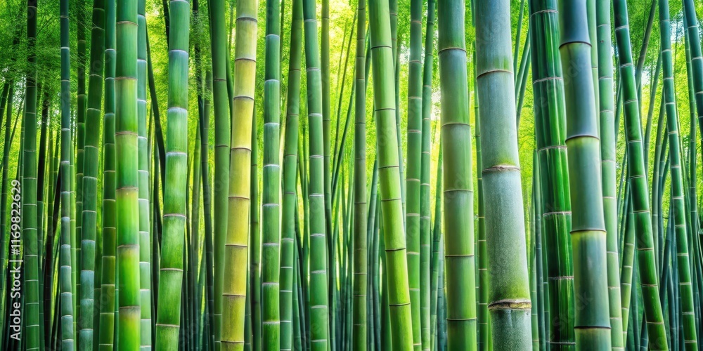 Dense cluster of tall bamboo stems swaying gently in the breeze, nature, bamboo Dense cluster of tall bamboo stems swaying gently in the breeze, nature, bamboo