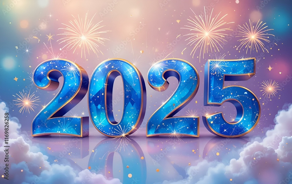 2025 New Year's Image, New Year's, 2025, Background Image, Firecrackers 2025 New Year's Image, New Year's, 2025, Background Image, Firecrackers